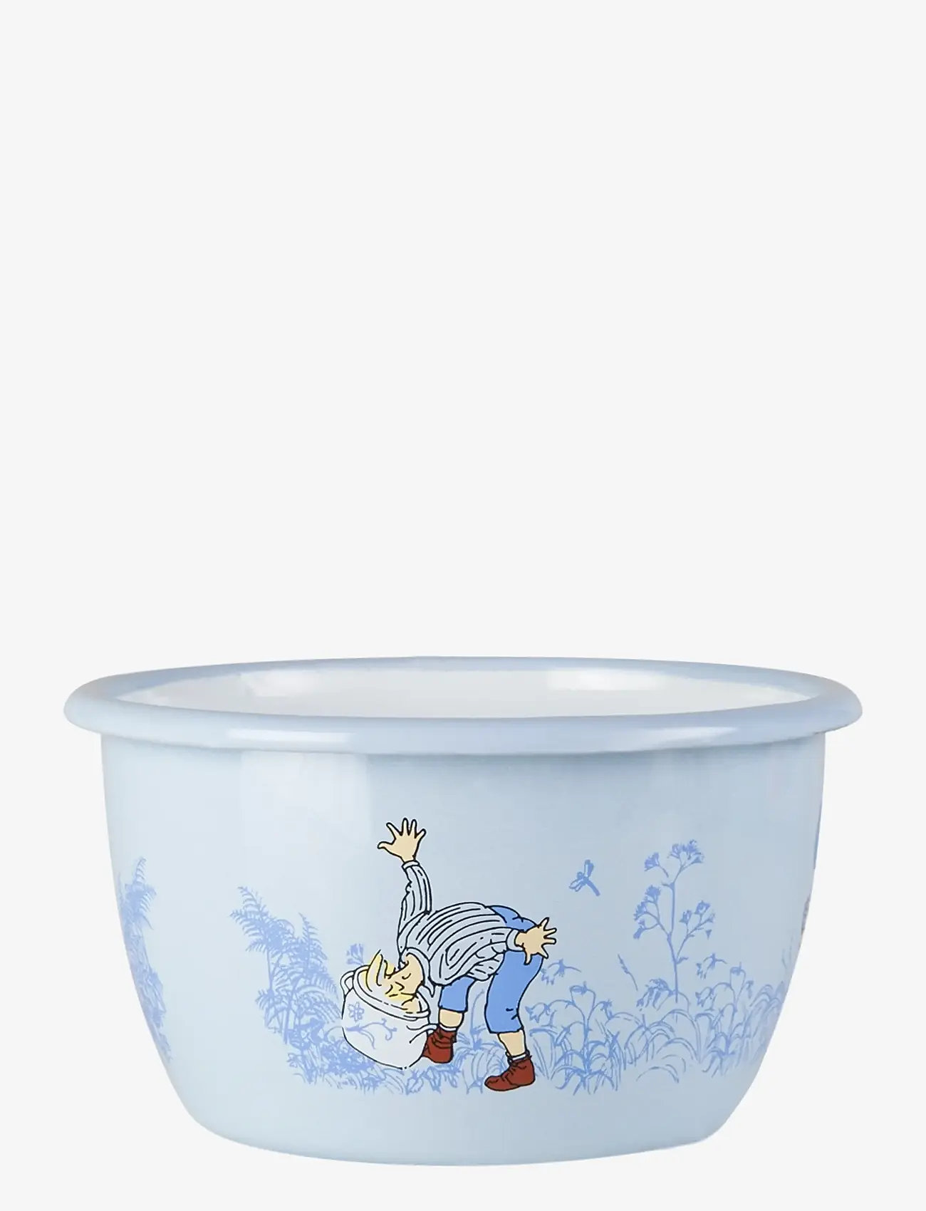 Emil i Lönneberga - Enamel bowl 3dl Emil blue - schüsseln - blue - 2