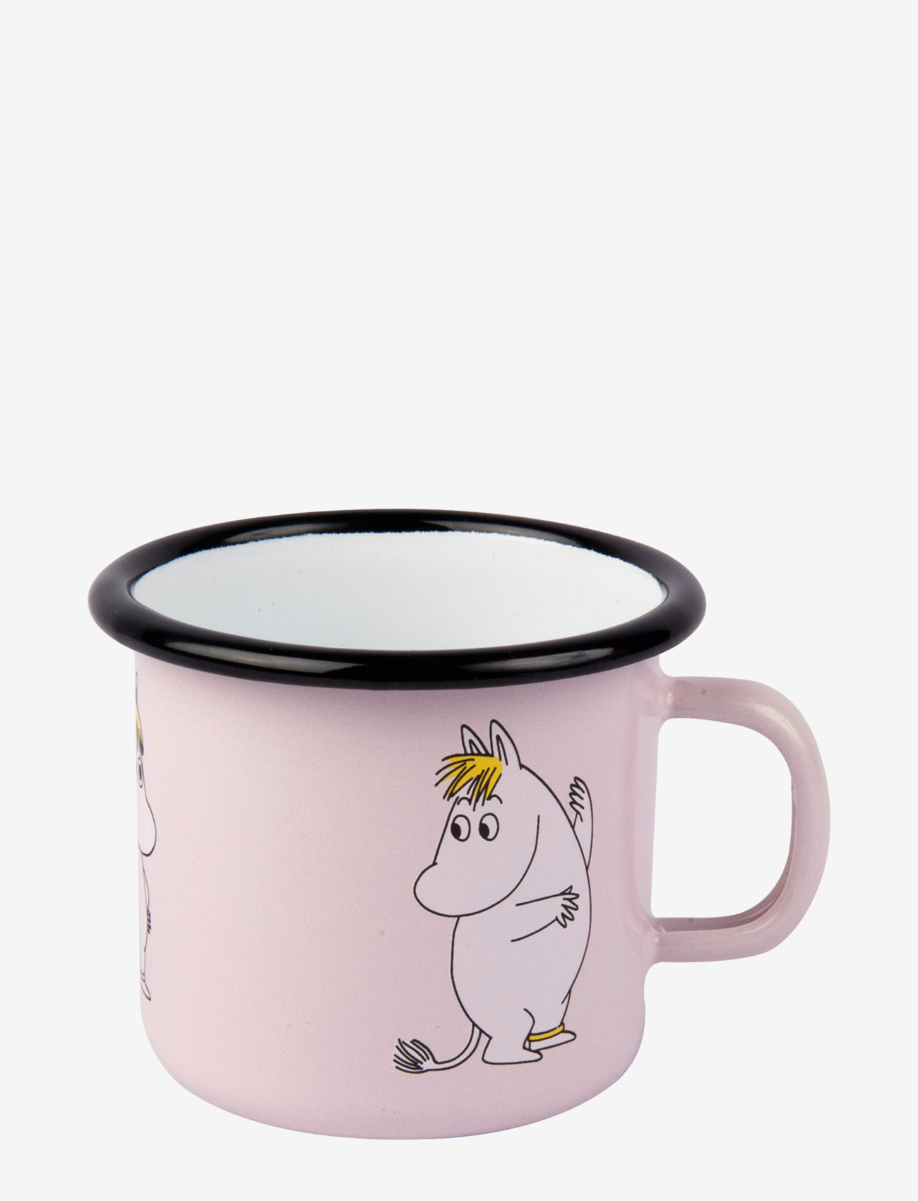 Moomin - Moomin enamel mug 25cl Snorkmaiden - alhaisimmat hinnat - pink - 0