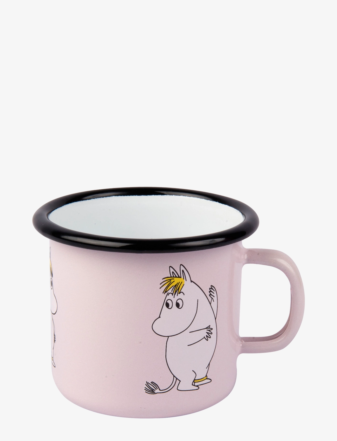 Muurla Moomin enamel mug 25cl - Geschirr - PINK / pink/rose