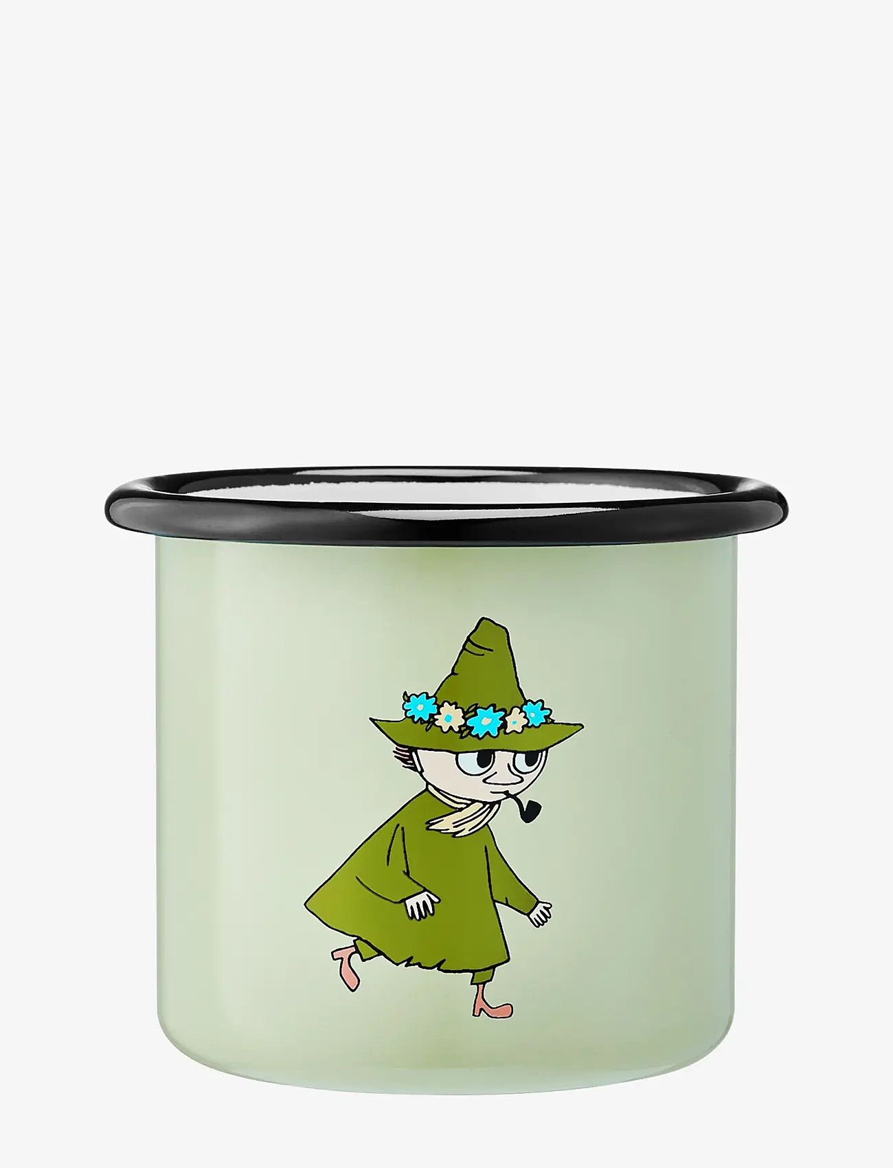 MOOMIN - Enamel mug 2,5dl Snufkin, light green - tassen & becher - green - 2