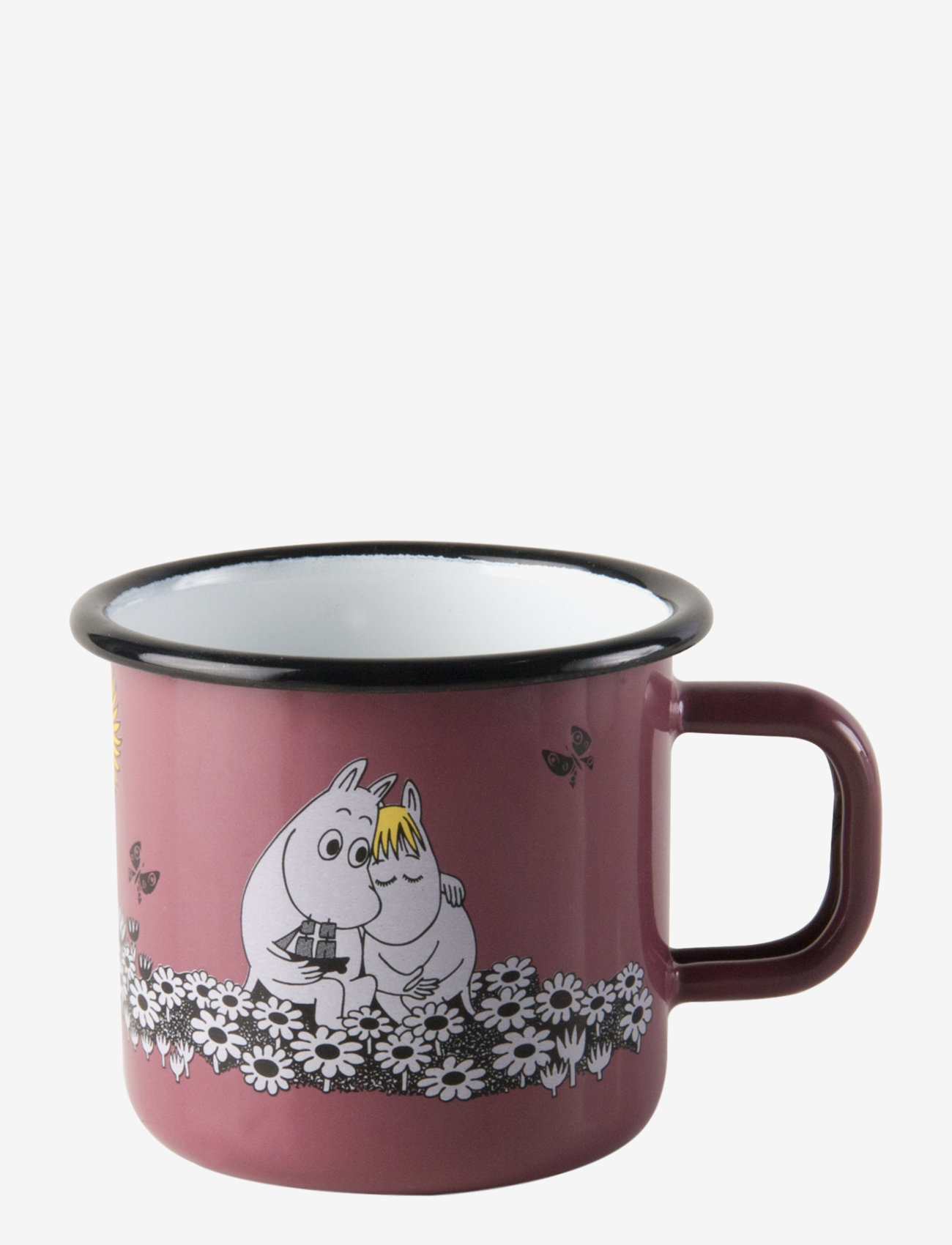 Moomin - Moomin enamel mug 37cl Together Forever - alhaisimmat hinnat - purple - 0