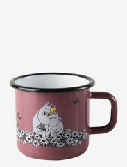 Moomin enamel mug 37cl Together Forever - PURPLE