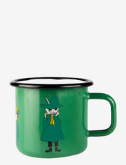 Moomin enamel mug 37cl Snufkin - GREEN