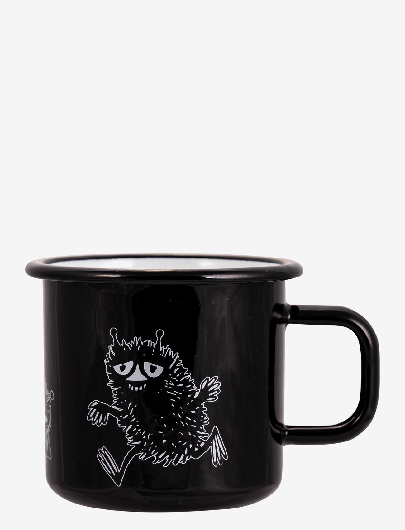 Moomin - Moomin enamel mug 37cl Stinky - alhaisimmat hinnat - black - 0