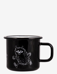 Moomin enamel mug 37cl Stinky - BLACK