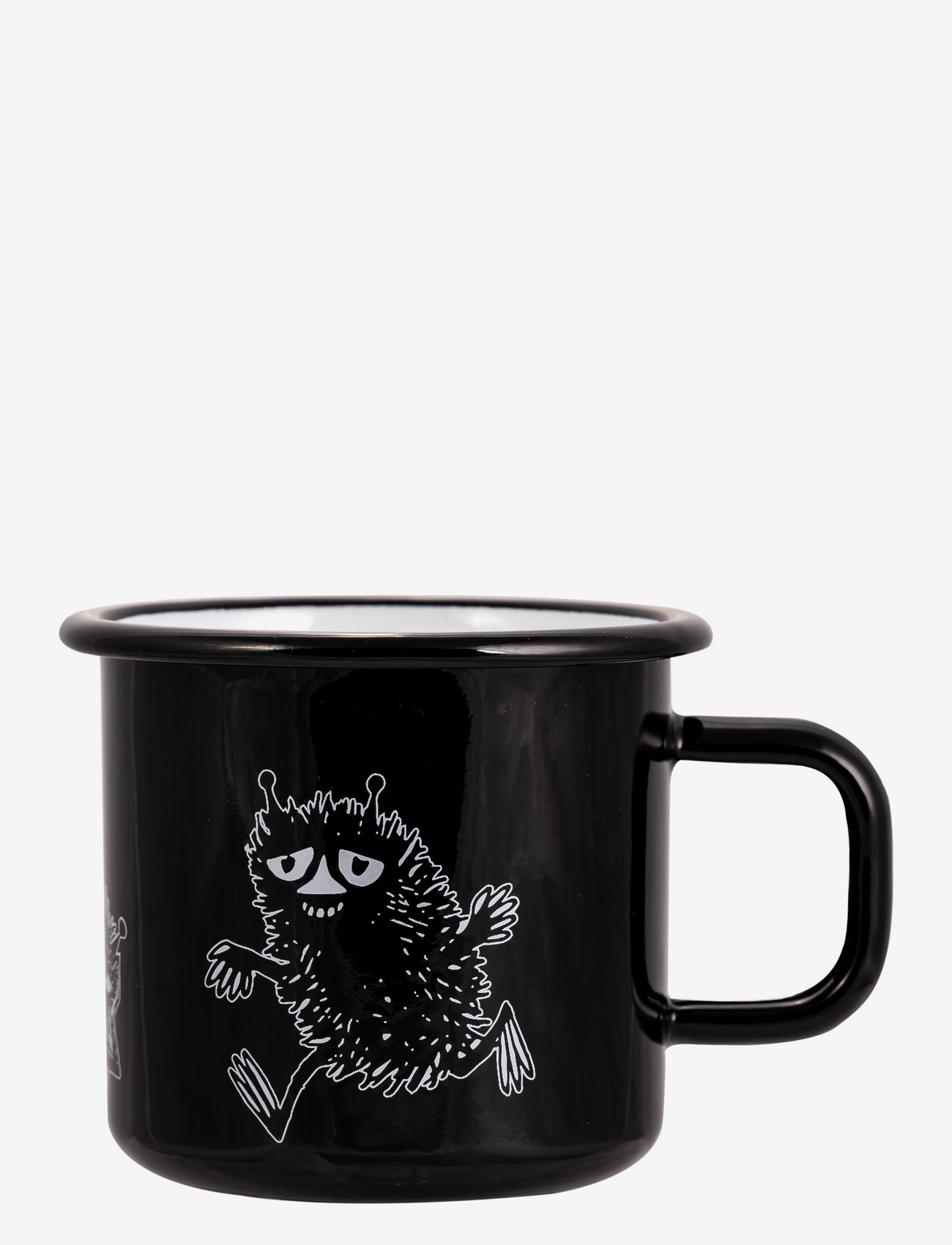 Muurla - Moomin enamel mug 37cl - kaffetassen - black - 1