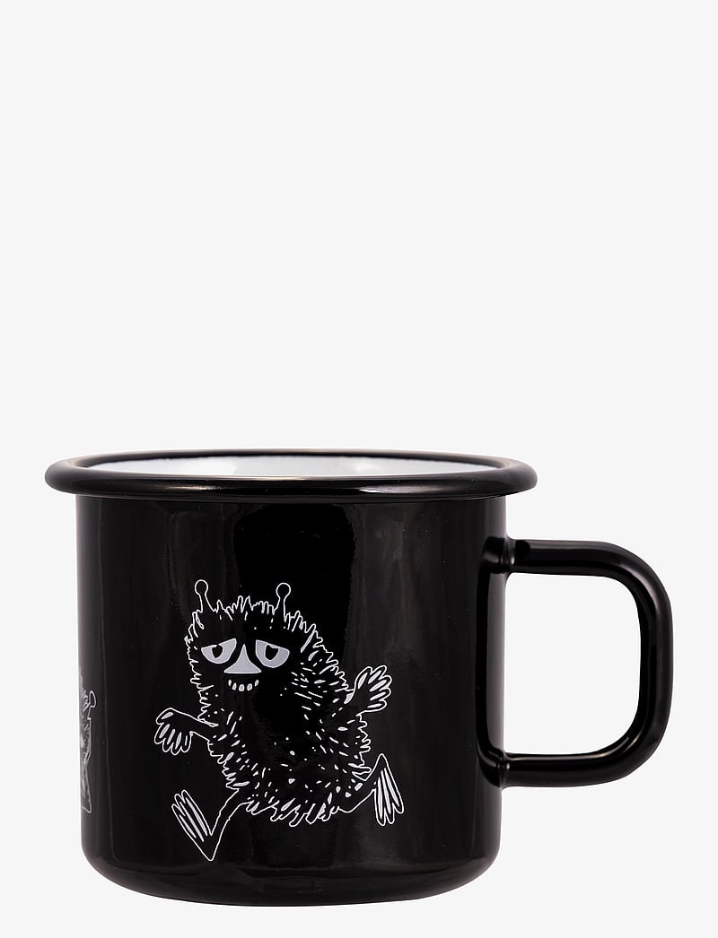 Muurla - Moomin enamel mug 37cl - kaffetassen - black - 1