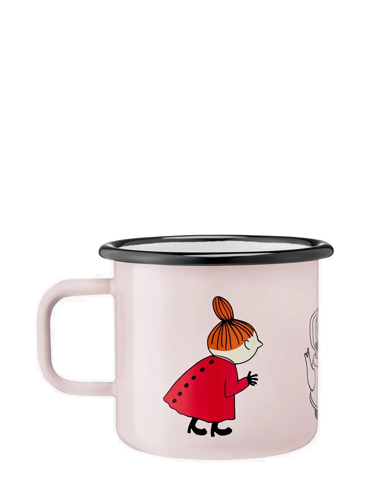 MUMINKI - Enamel mug 3,7dl Little My, pink - filiżanki i kubki - pink - 1