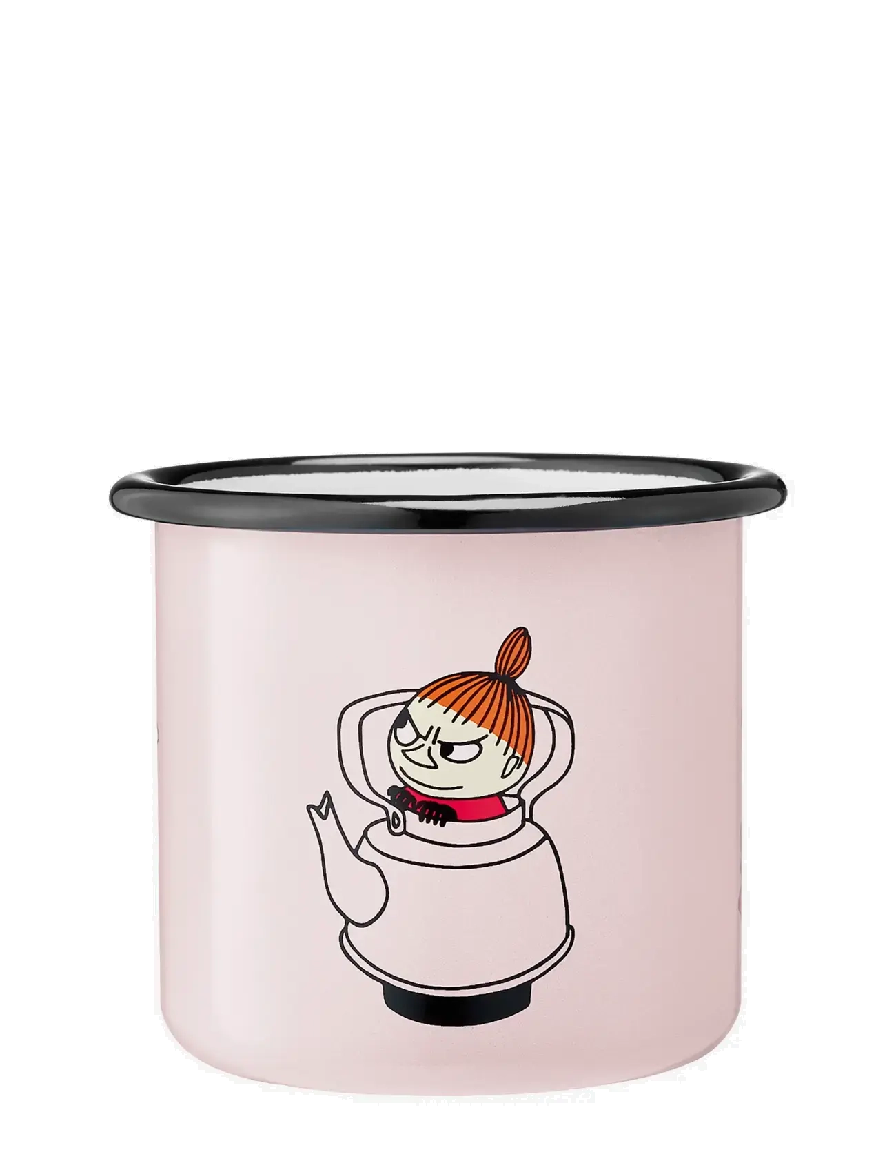 MUMINKI - Enamel mug 3,7dl Little My, pink - filiżanki i kubki - pink - 2