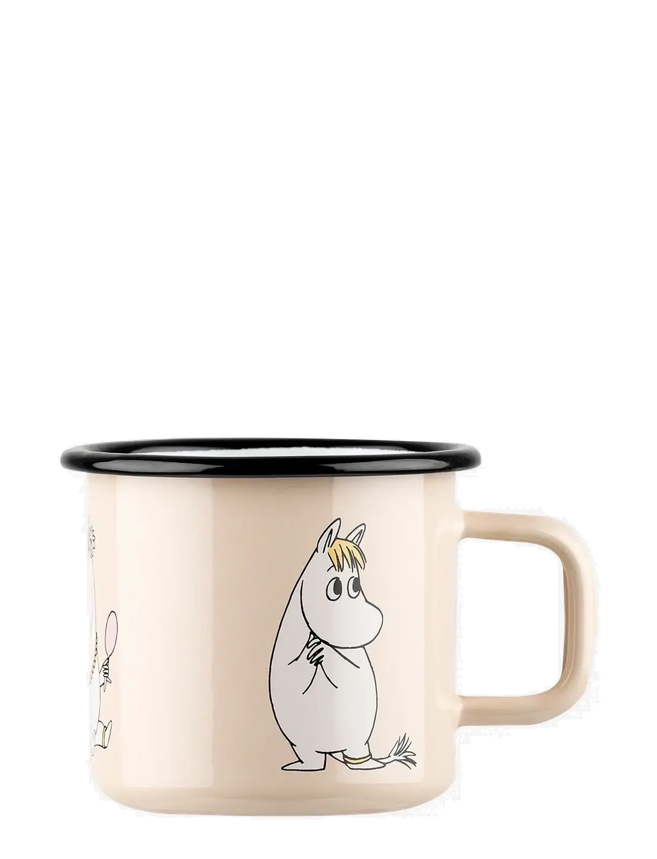 MUMIN Emaljekrus 3,7 Dl Snorkfröken, Beige, 37 CL, Beige, Kopper & Krus > Kopper, Børn