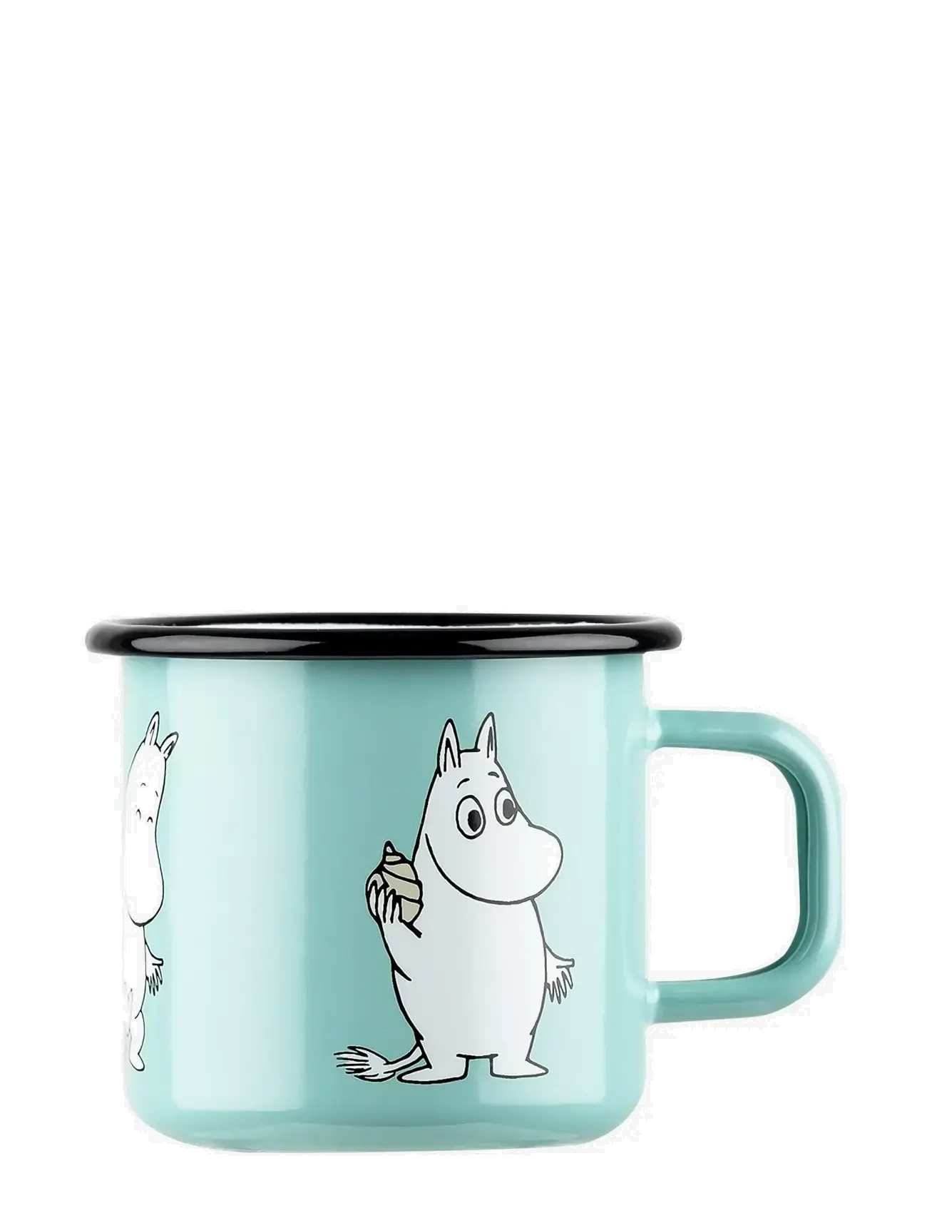 MUMIN Emaljekrus 3,7 Dl Mumitroldene, Mint, Kop, Grøn, Str: 37 CL