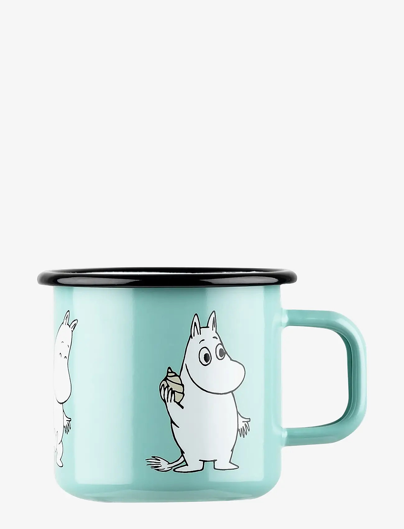 Muumitrollid - Enamel mug 3,7 dl Moomin, mint - tassid ja kruusid - mint - 0