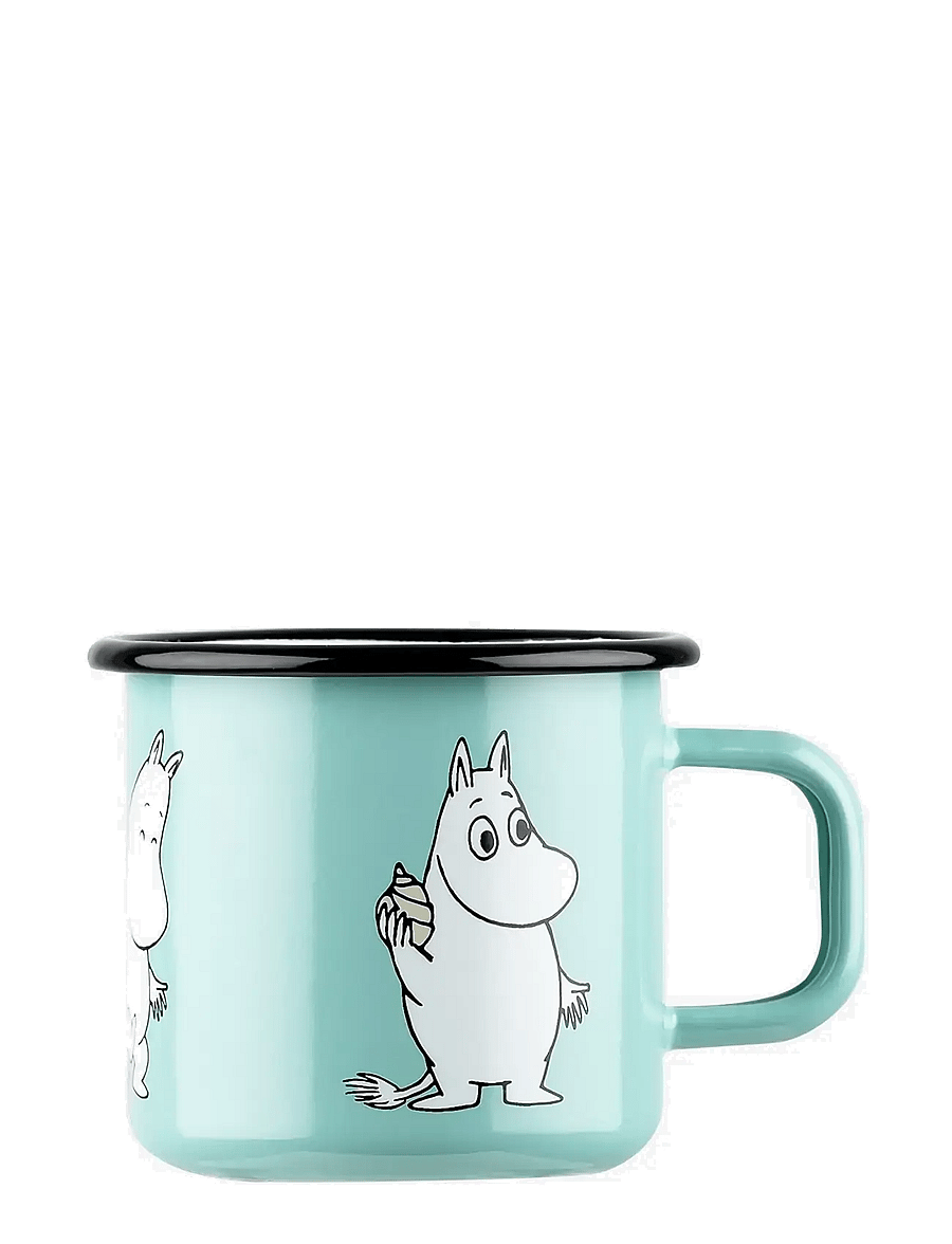 Muumitrollid - Enamel mug 3,7 dl Moomin, mint - tassid ja kruusid - mint - 0