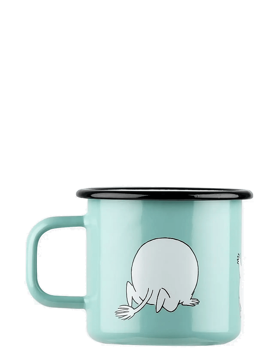 Muumitrollid - Enamel mug 3,7 dl Moomin, mint - tassid ja kruusid - mint - 1