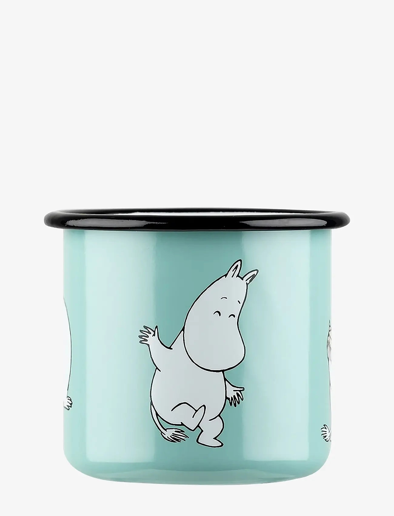Muumitrollid - Enamel mug 3,7 dl Moomin, mint - tassid ja kruusid - mint - 2