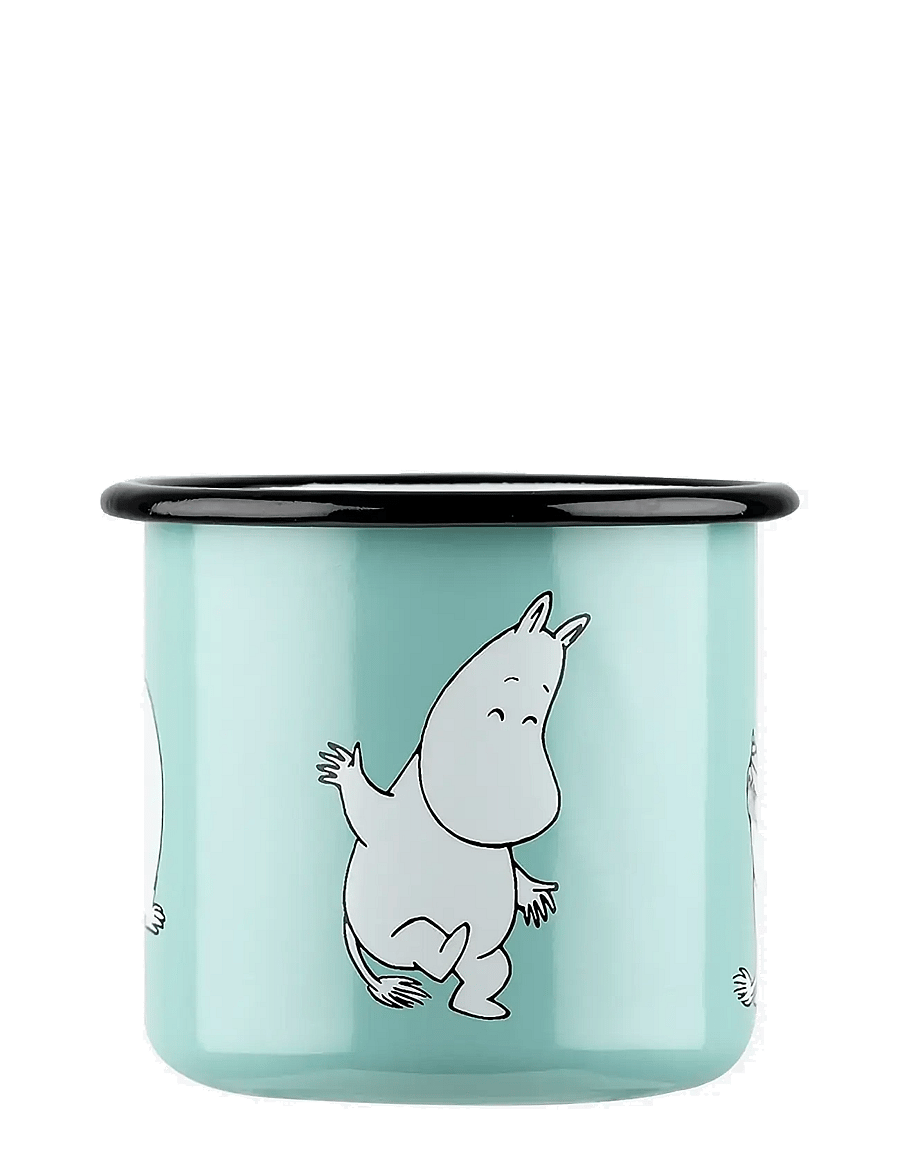 Muumitrollid - Enamel mug 3,7 dl Moomin, mint - tassid ja kruusid - mint - 2