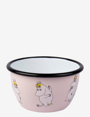 Moomin - Moomin enamel bowl 0.6l Snorkmaiden - alhaisimmat hinnat - pink - 0