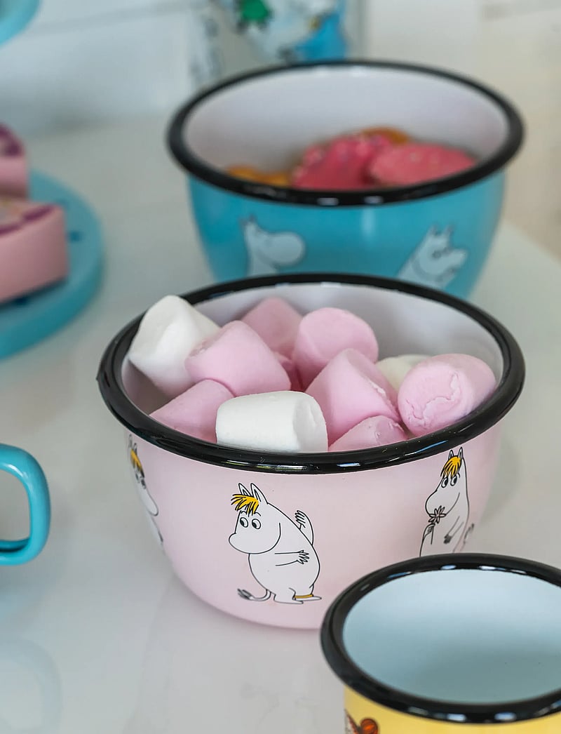 Muurla - Moomin enamel bowl - hommikusöögikausid - pink - 0