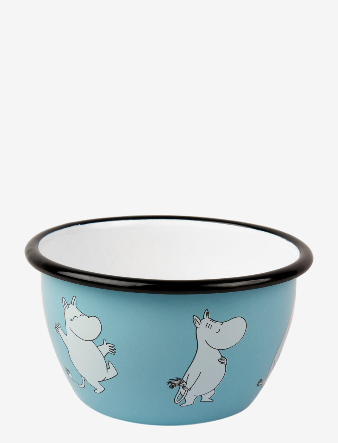 Moomin - Moomin enamel bowl 0.6l Moomin - laveste priser - blue - 0