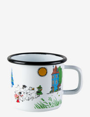 Moomin enamel mug 37cl Moomin Valley - WHITE