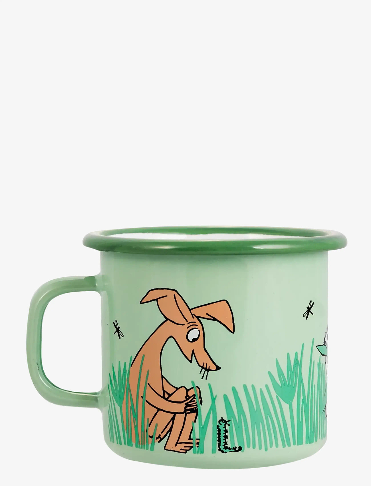 Muurla - Moomin enamel mug 25cl - kahvikupit - green - 2