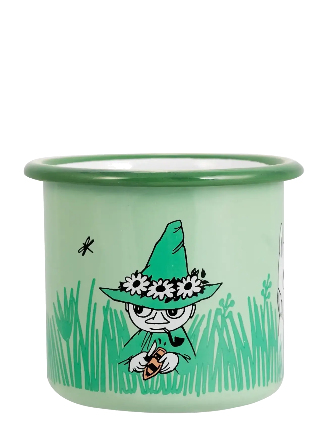 Muurla - Moomin enamel mug 25cl - kohvitassid - green - 3