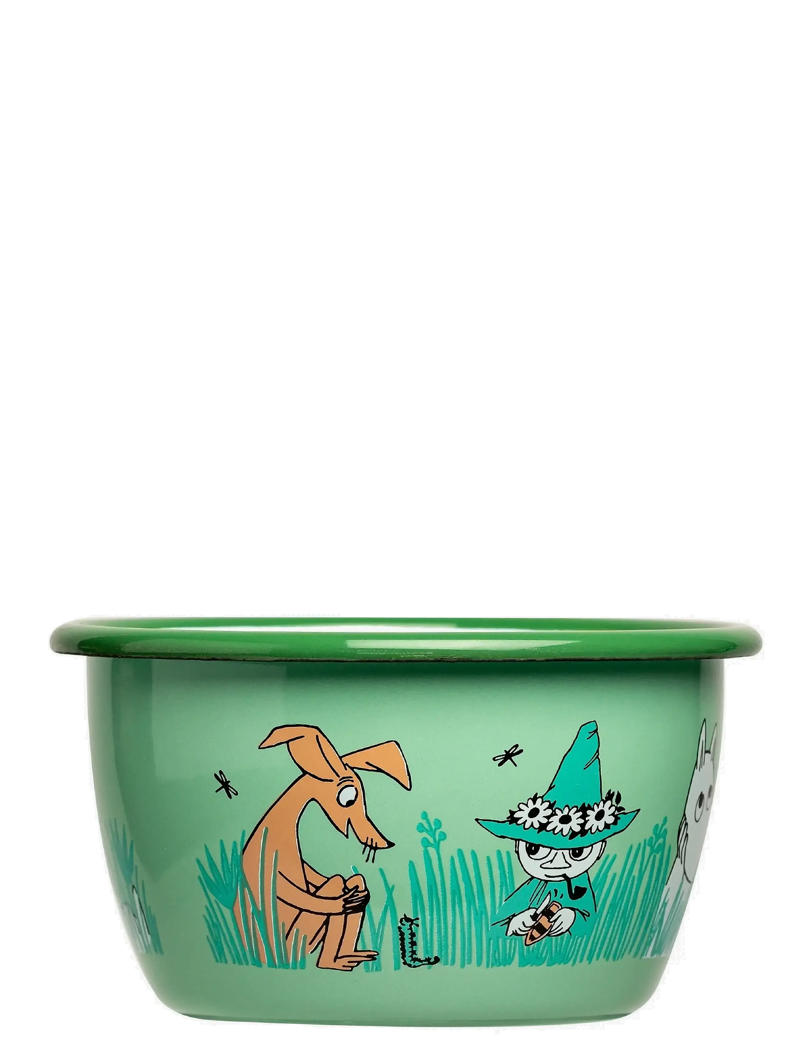 Muurla - Enamel bowl 3dl Boys - green - 2