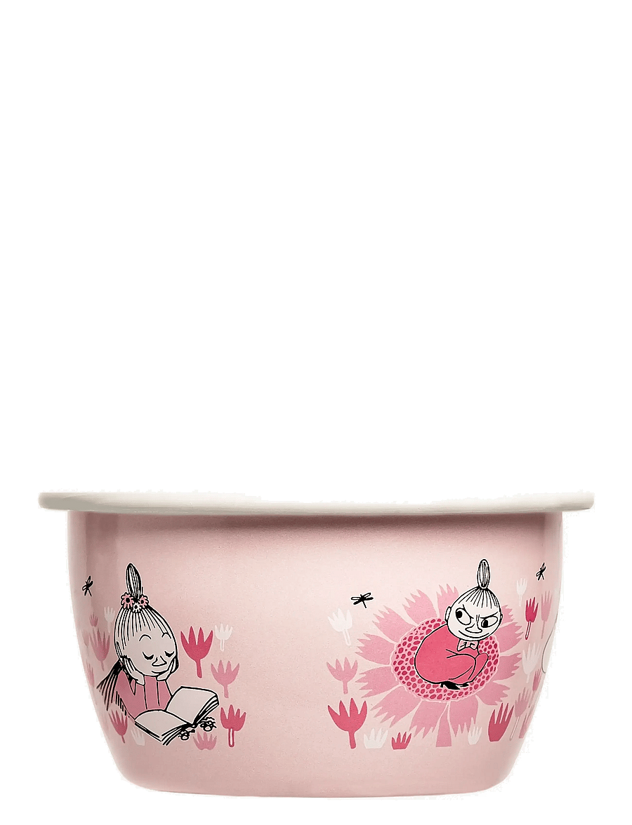 Muumitrollid - Enamel bowl 3dl Girls - pink - 3