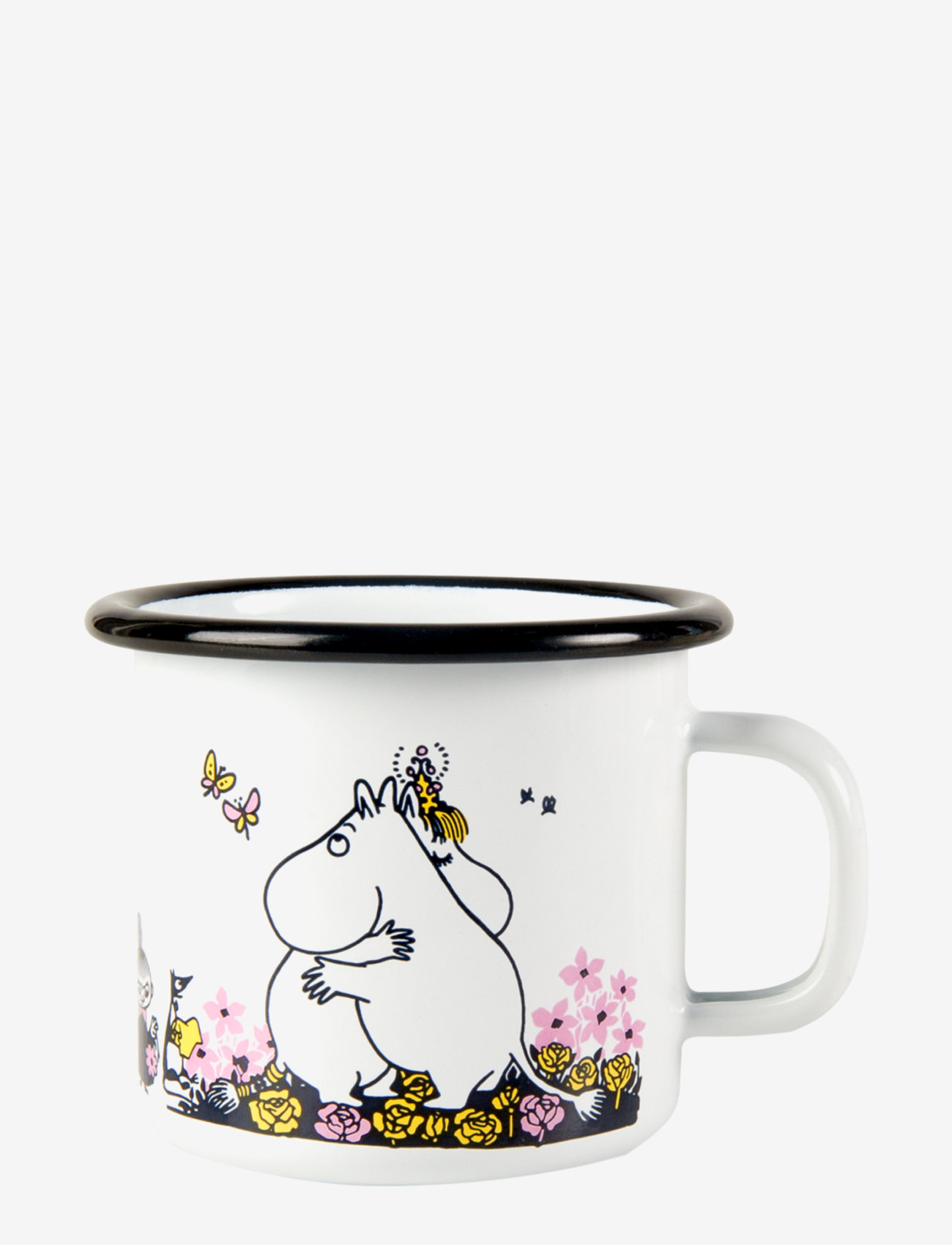 Muurla - Moomin enamel mug 25cl - kaffetassen - white - 1