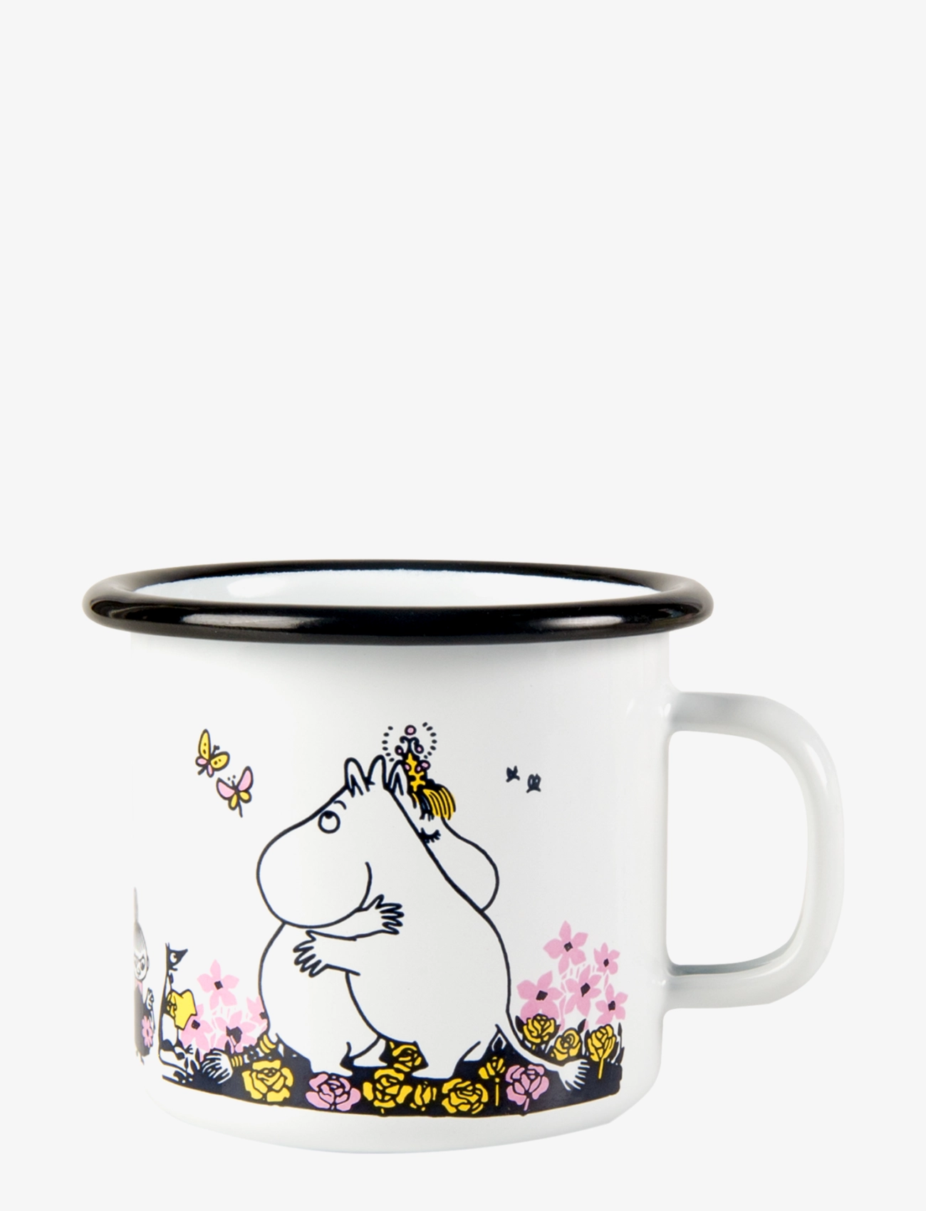 Muurla Moomin enamel mug 25cl - Geschirr - WHITE / white