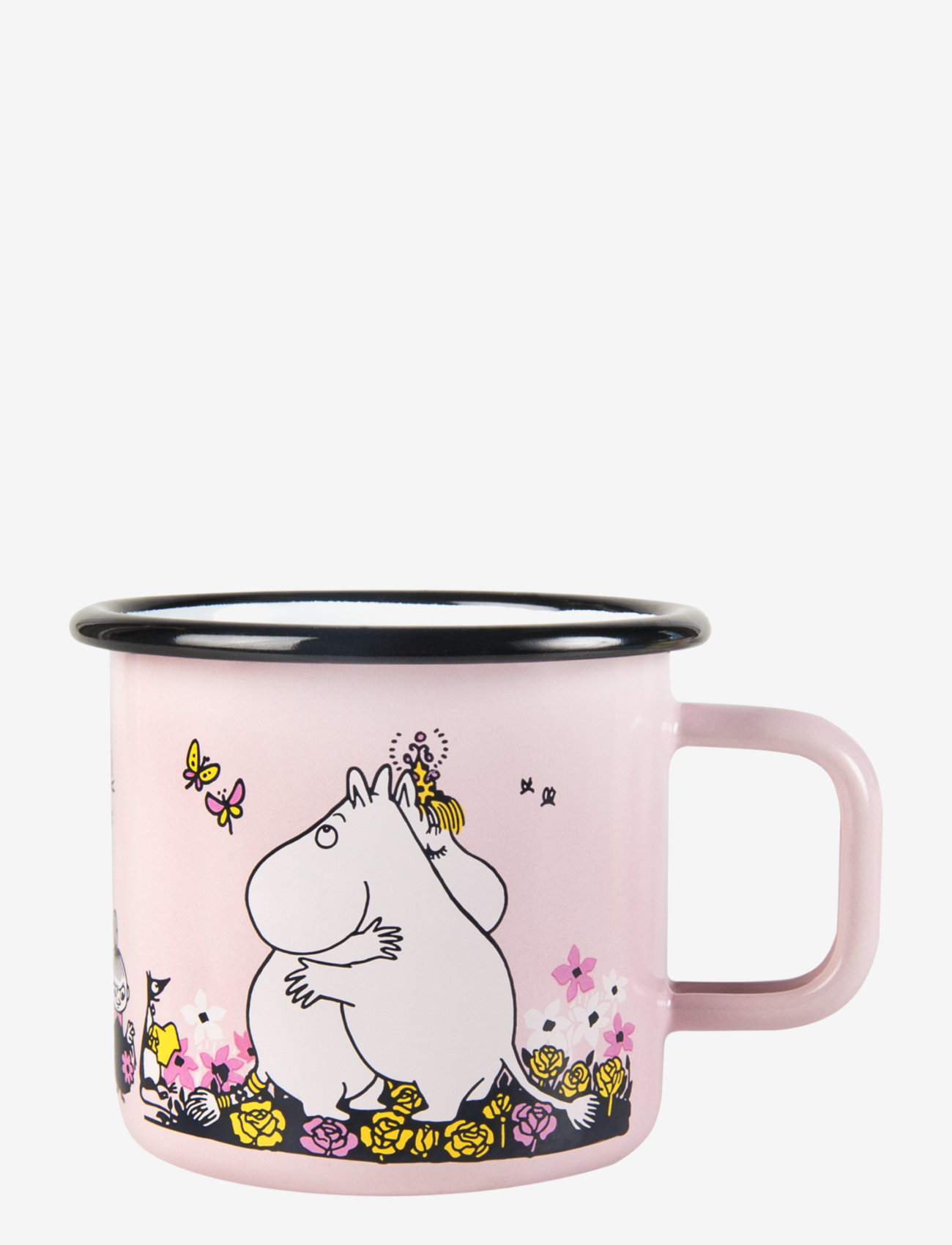 Muurla - Moomin enamel mug 37cl - køb efter pris - pink - 0