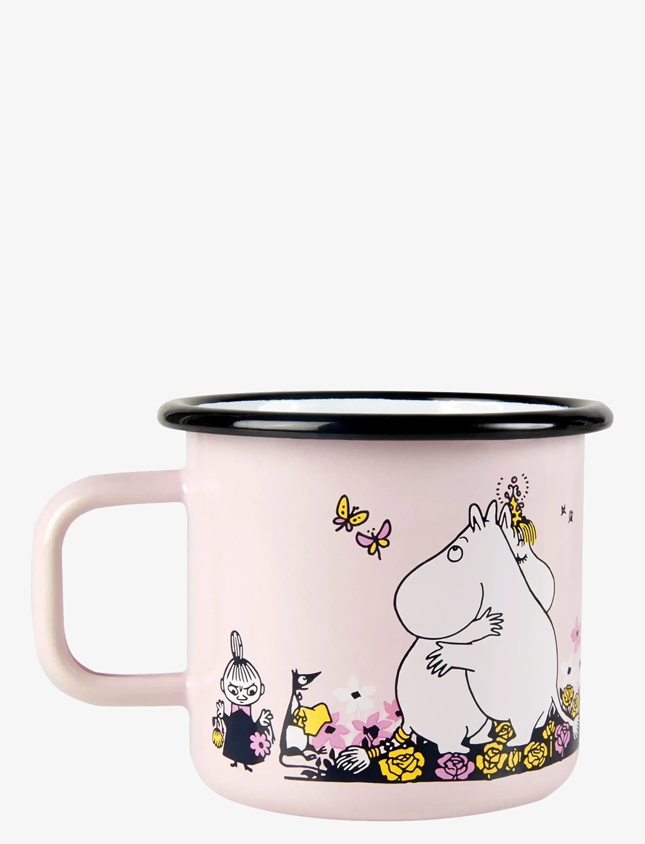 Muurla - Moomin enamel mug 37cl - køb efter pris - pink - 1