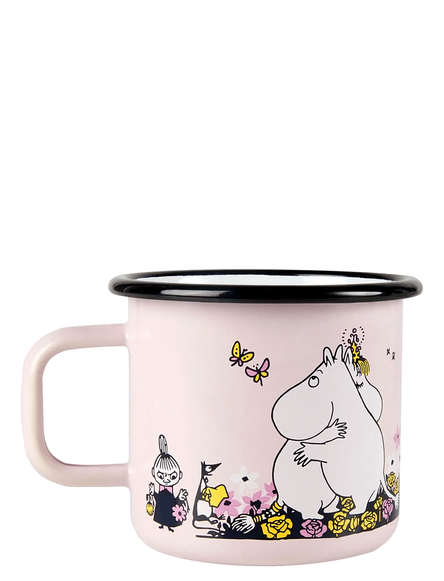 Muurla - Moomin enamel mug 37cl - kaffetassen - pink - 2