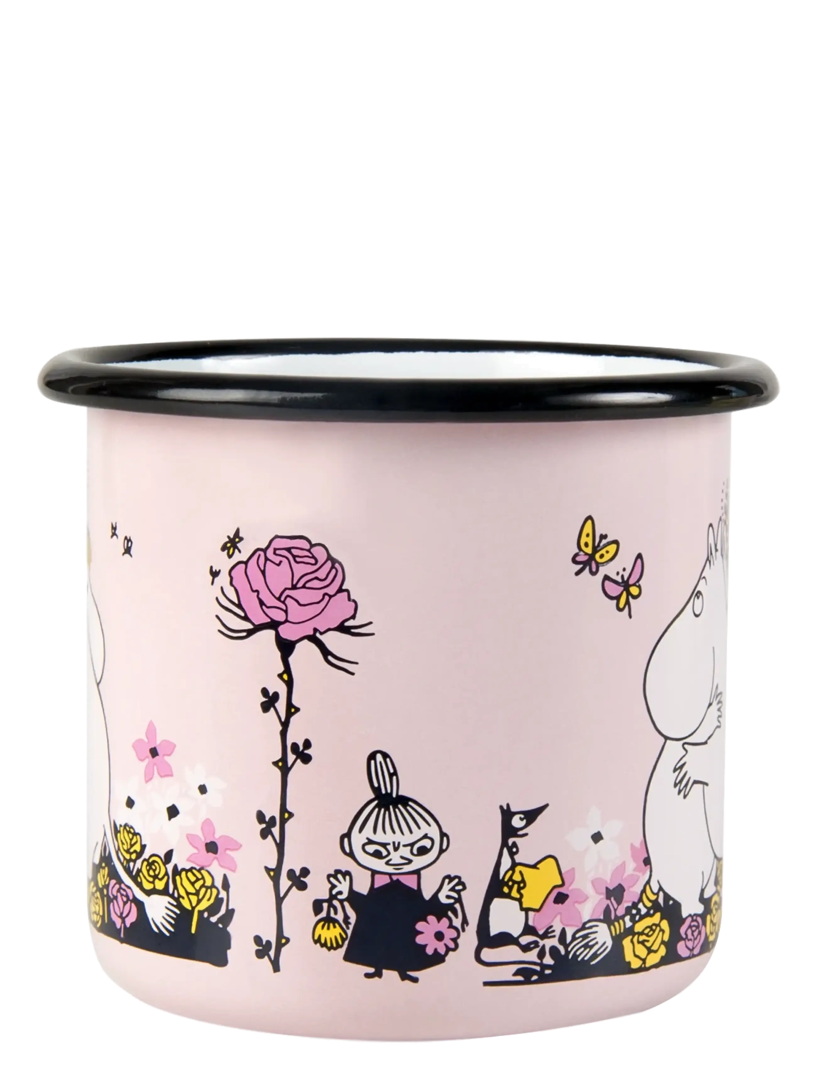 Muurla - Moomin enamel mug 37cl - kaffekopper - pink - 3