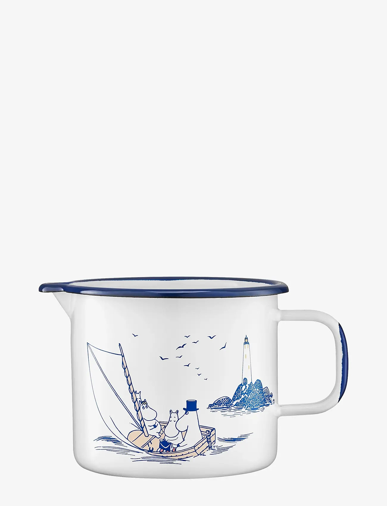 MOOMIN - Enamel jug 1,3l Sailors - tassen & becher - white - 0