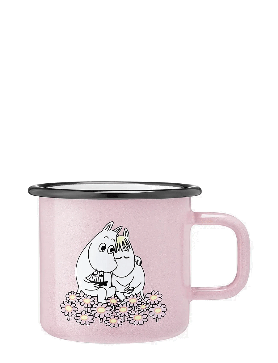 Muurla - Enamel mug 3,7dl Together - madalaimad hinnad - pink - 0
