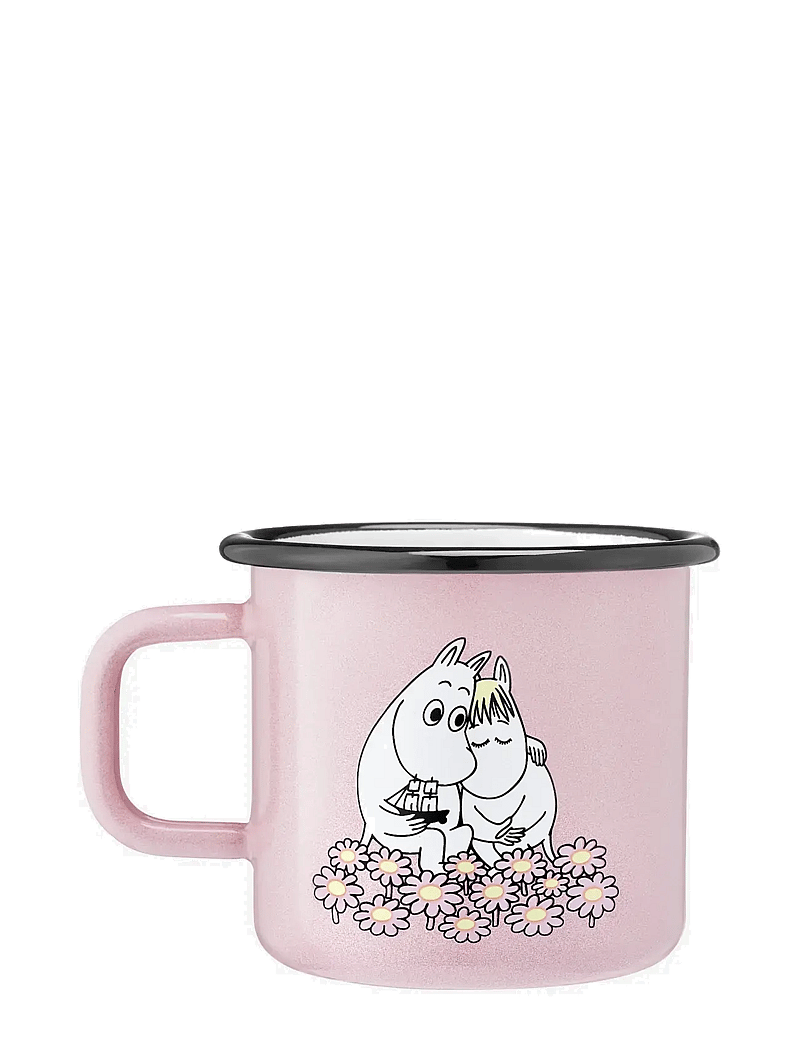 Muumitrollid - Enamel mug 3,7dl Together - tassid ja kruusid - pink - 1