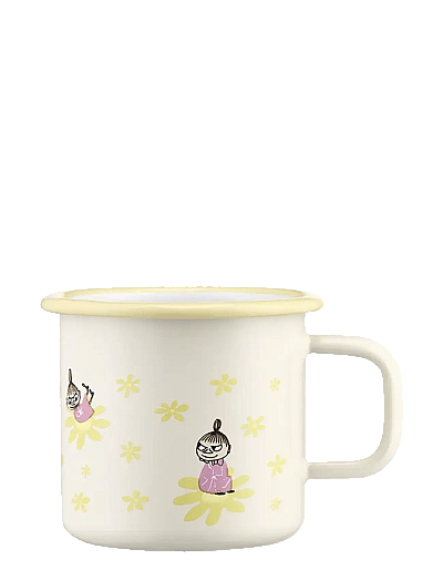 Muurla Muumi emalimuki Kukat 3,7dl - Astiat - BEIGE / yellow