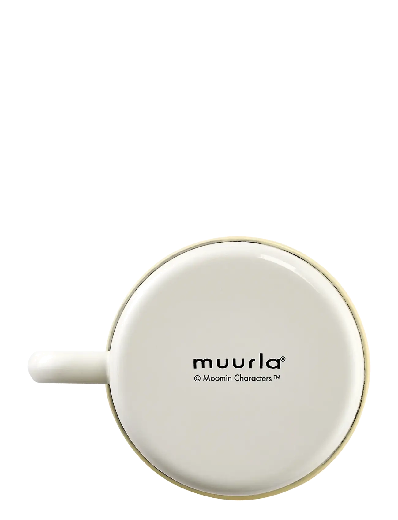 Muurla - Moomin enamel mug Flowers 5,5dl - kohvitassid - beige - 3