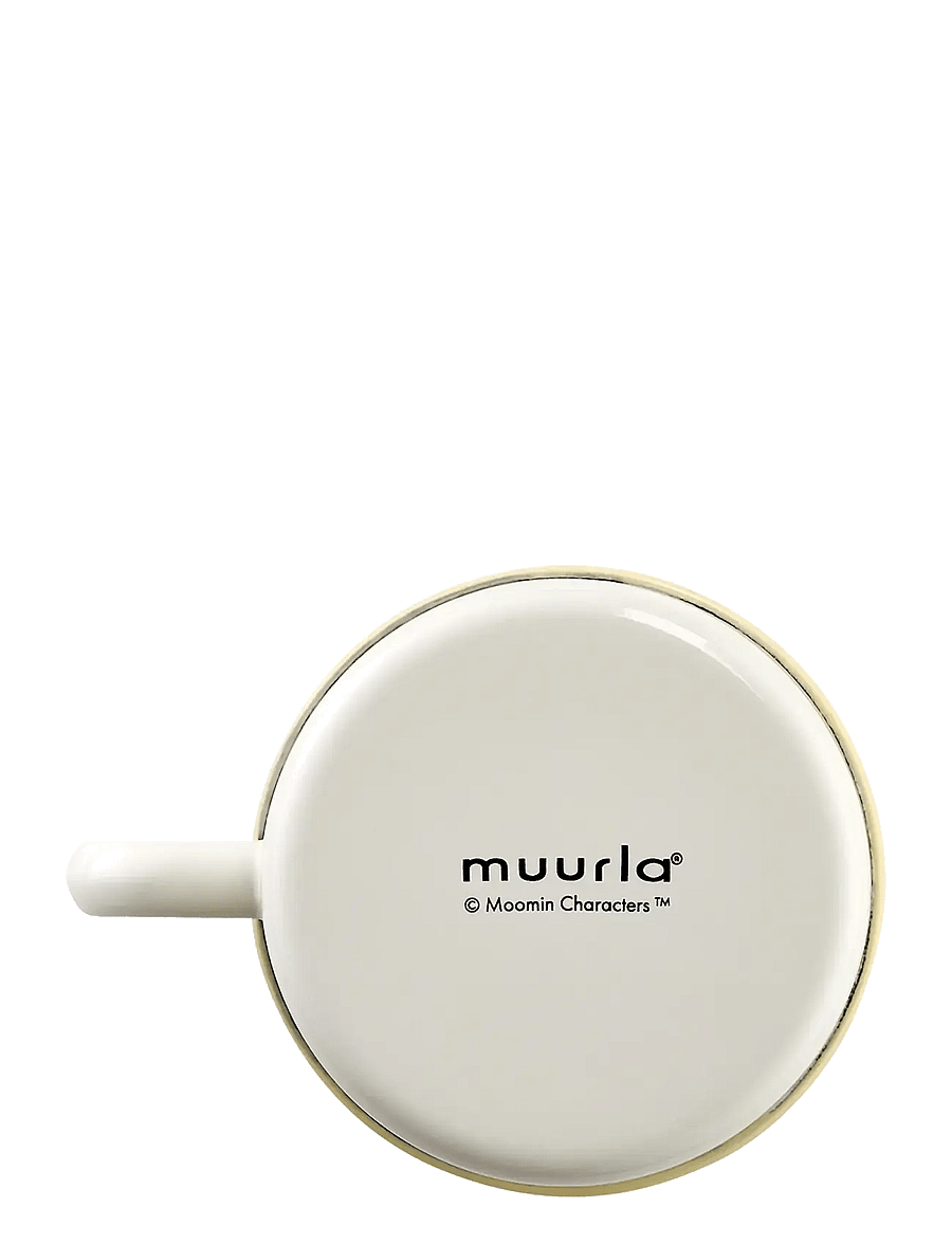 Muurla - Moomin enamel mug Flowers 5,5dl - kohvitassid - beige - 3
