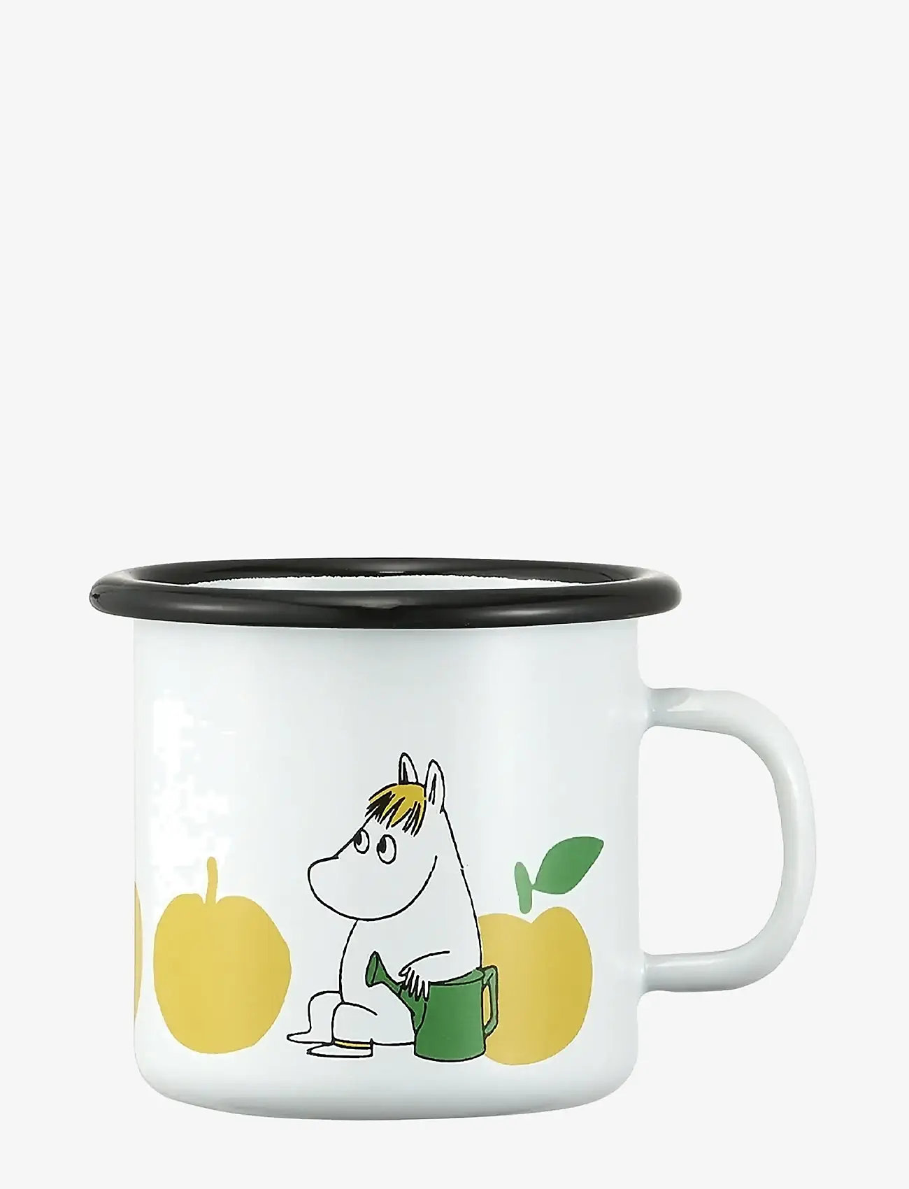 Muurla - Moomin enamel mug Joyfull Apples 2,5dl - teetassid - white - 0