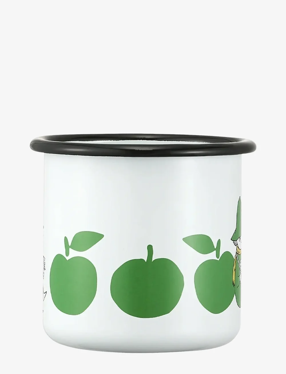 Muurla - Moomin enamel mug Joyfull Apples 3,7dl - teetassen - white - 1