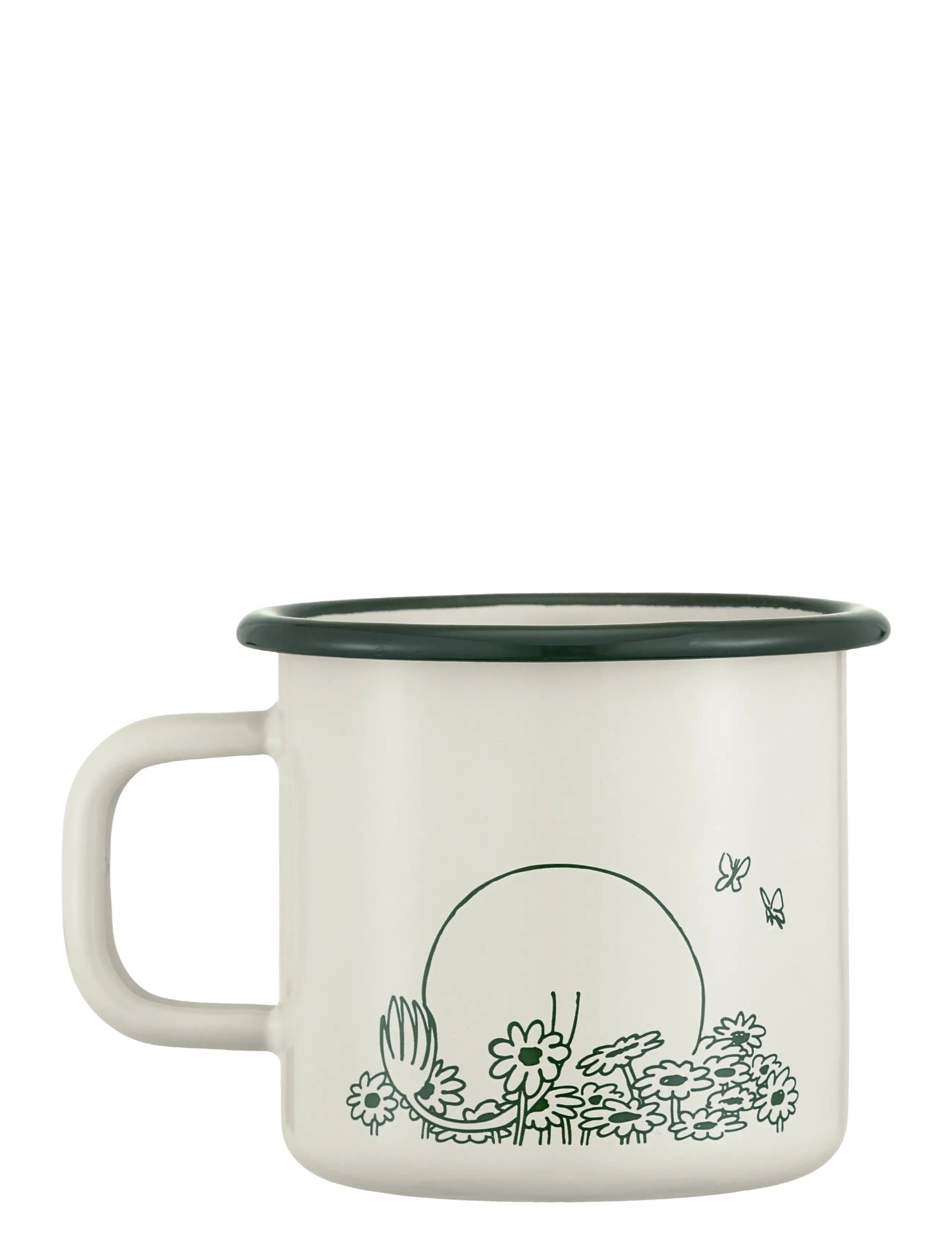 Muurla - Moomin enamel mug Summer Crush 3,7dl - kohvitassid - off-white - 2