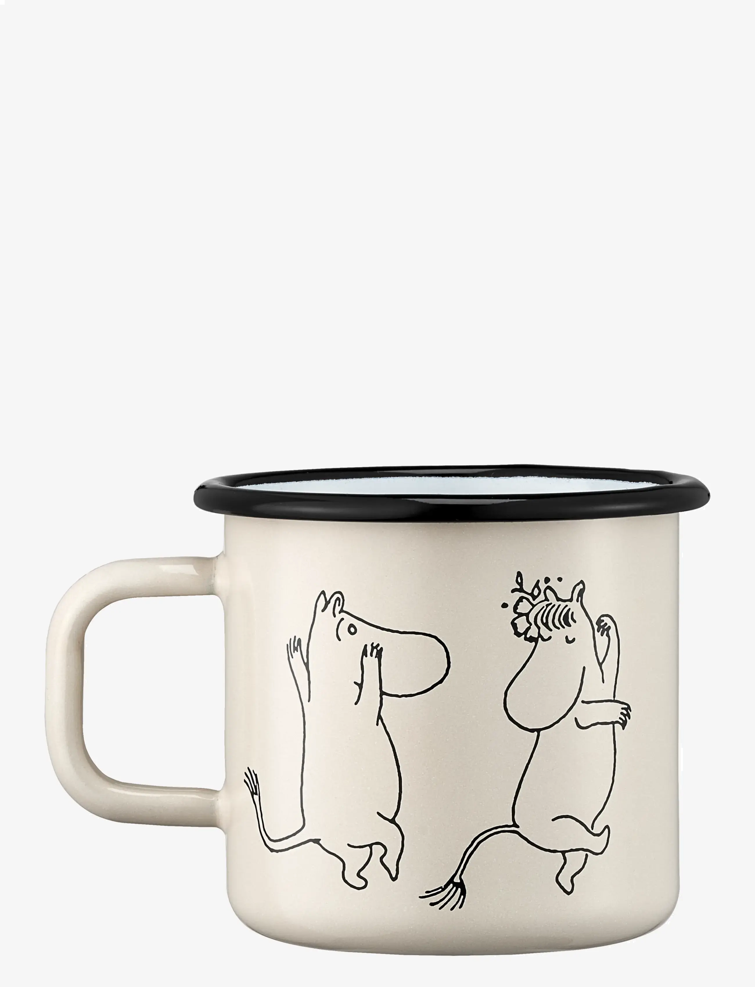 Muurla - Enamel Mug 3,7dl Moomin 80 - beige - 1
