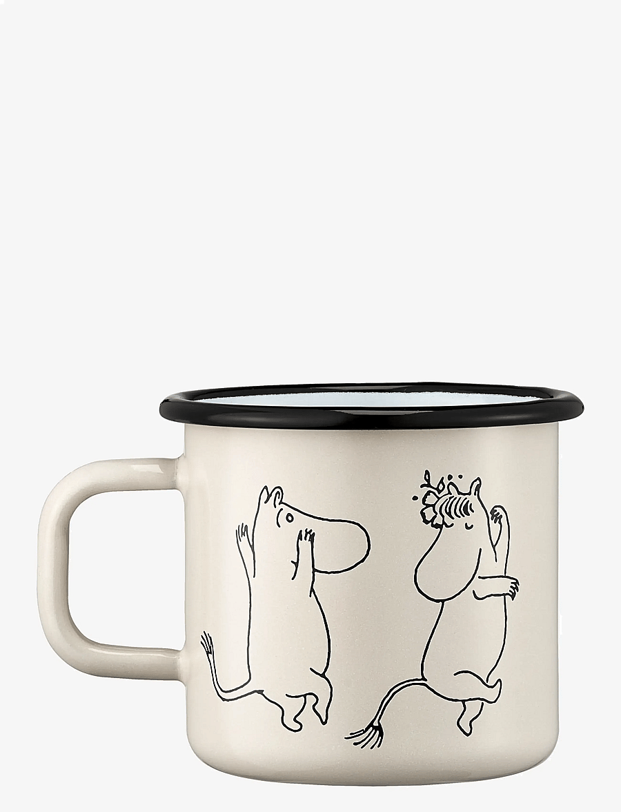 Muurla - Enamel Mug 3,7dl Moomin 80 - beige - 1