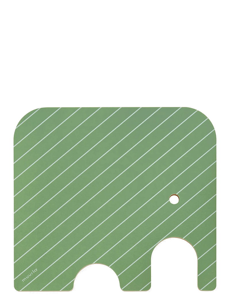 Muurla - Chop&Serve board Elephant S, birch/green - die niedrigsten preise - birch/green - 0