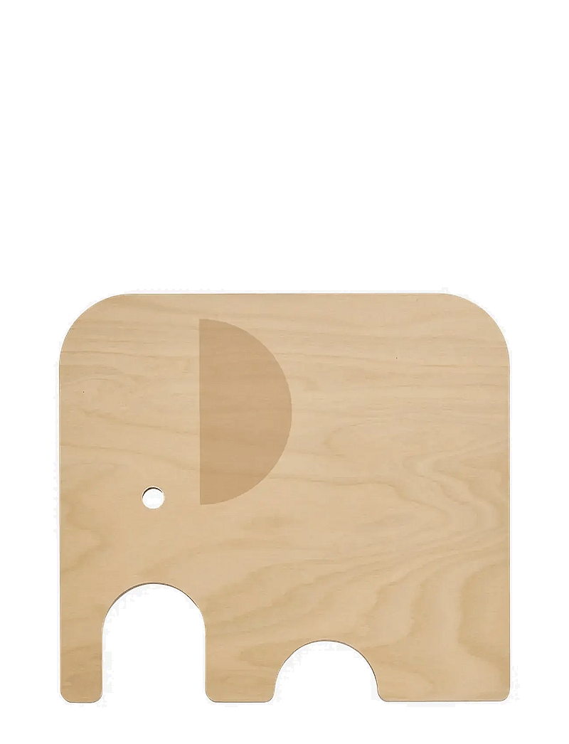 Muurla - Chop&Serve board Elephant S, birch/green - die niedrigsten preise - birch/green - 1