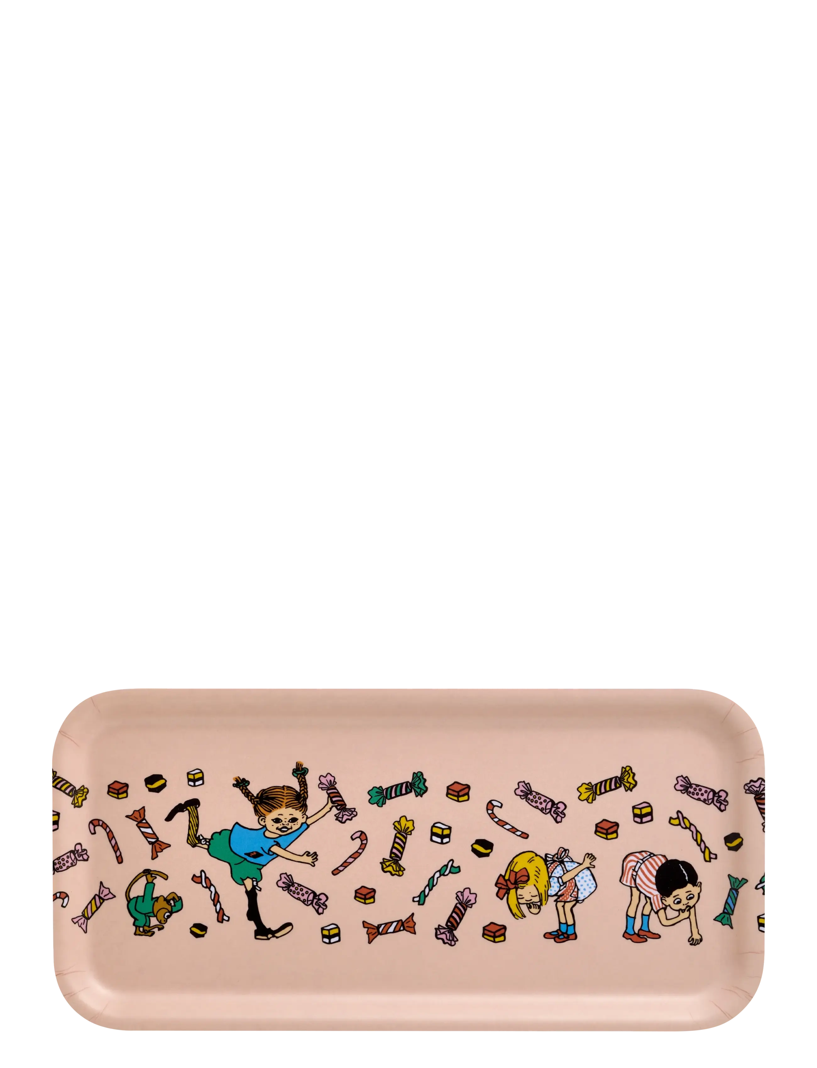 Muurla Pippi tray Candy 27x13cm - Nyheder - PINK / pink/rose