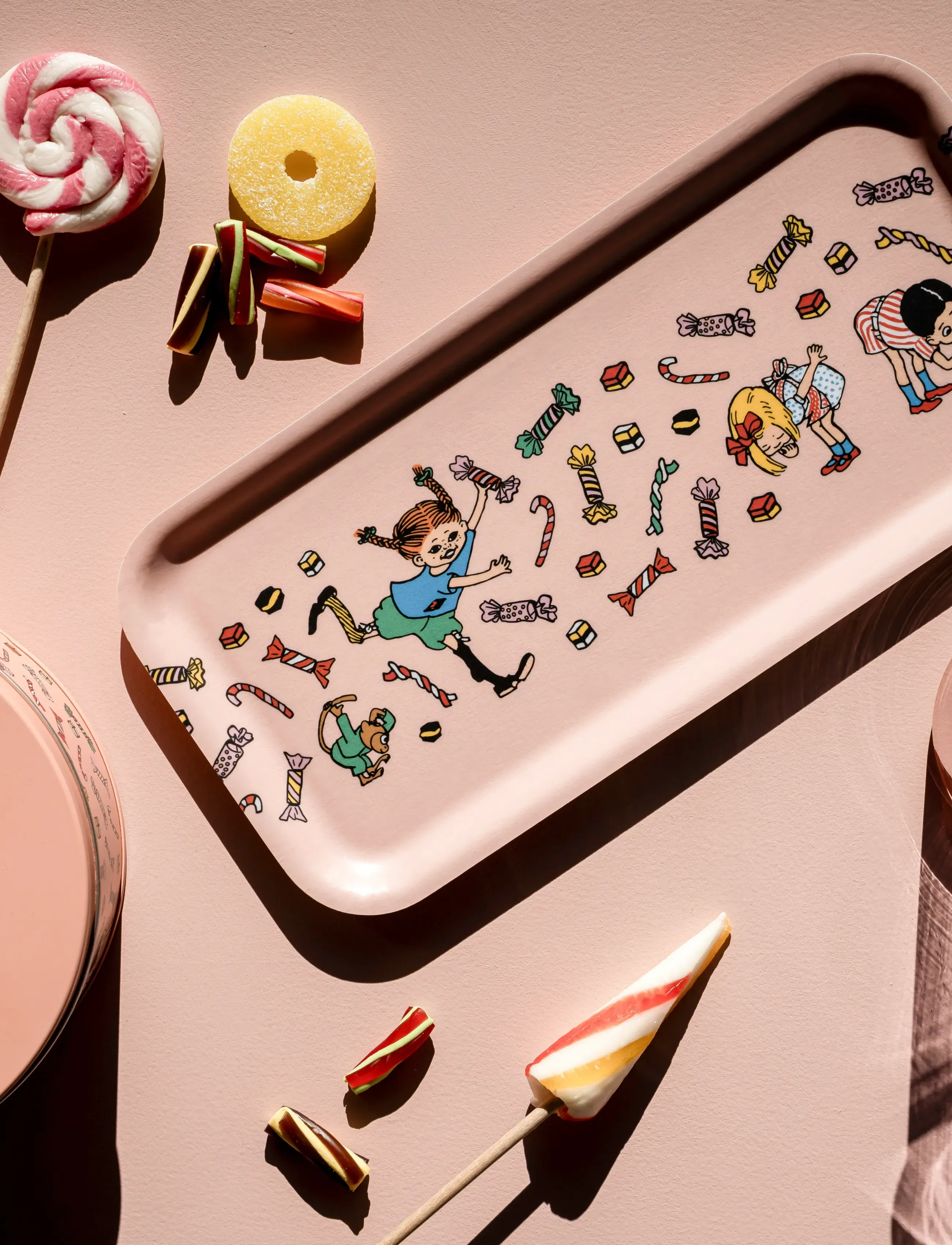 Muurla Pippi-Bakke Til Slik 27X13 cm, W27 cm, Pink, Baking & Cooking > Trays, Børn