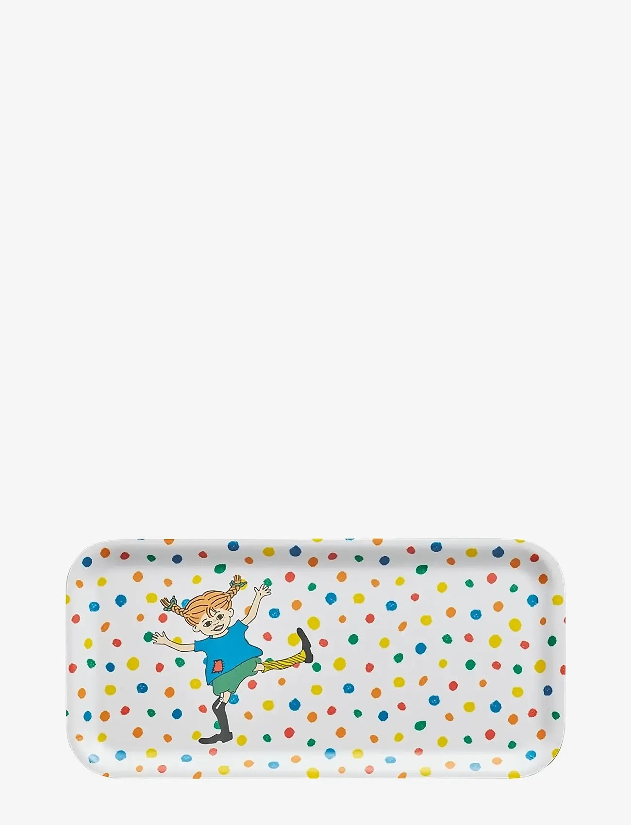 Pippi Longstocking - Tray 27x13cm Hoppsansa - cooking - white - 0